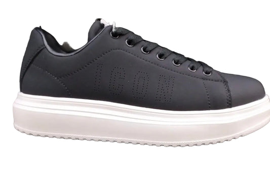 SNEAKERS BLACK MAXI LOGO ICON BLACK