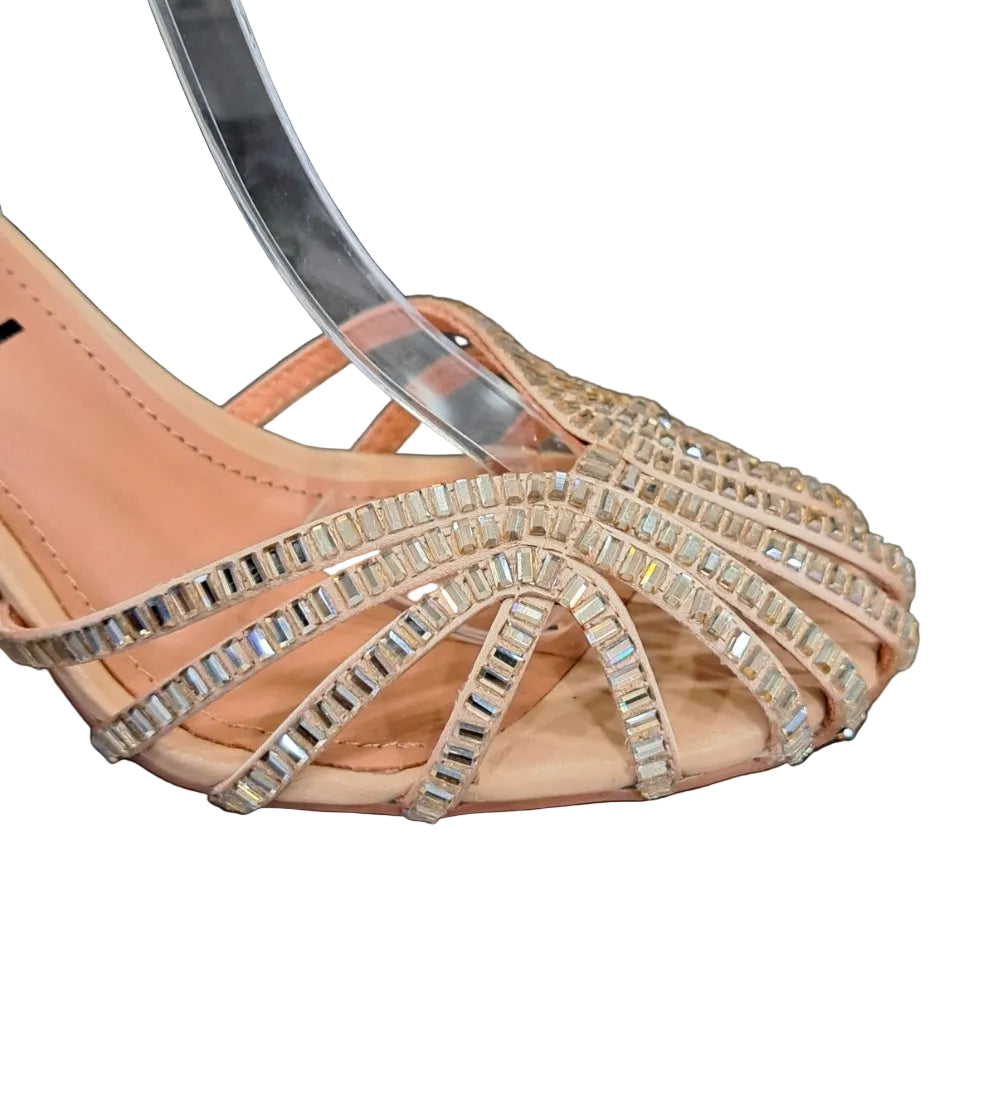 SANDALI SERABI STRASS BIBI LOU BEIGE