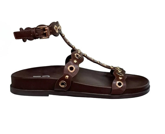 SANDALI CANNA BIBI LOU MINI BORCHIE BROWN