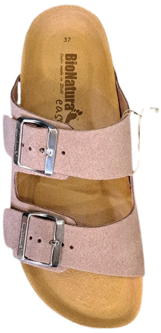 SANDALI BIONATURA ROSA DOPPIA FASCIA