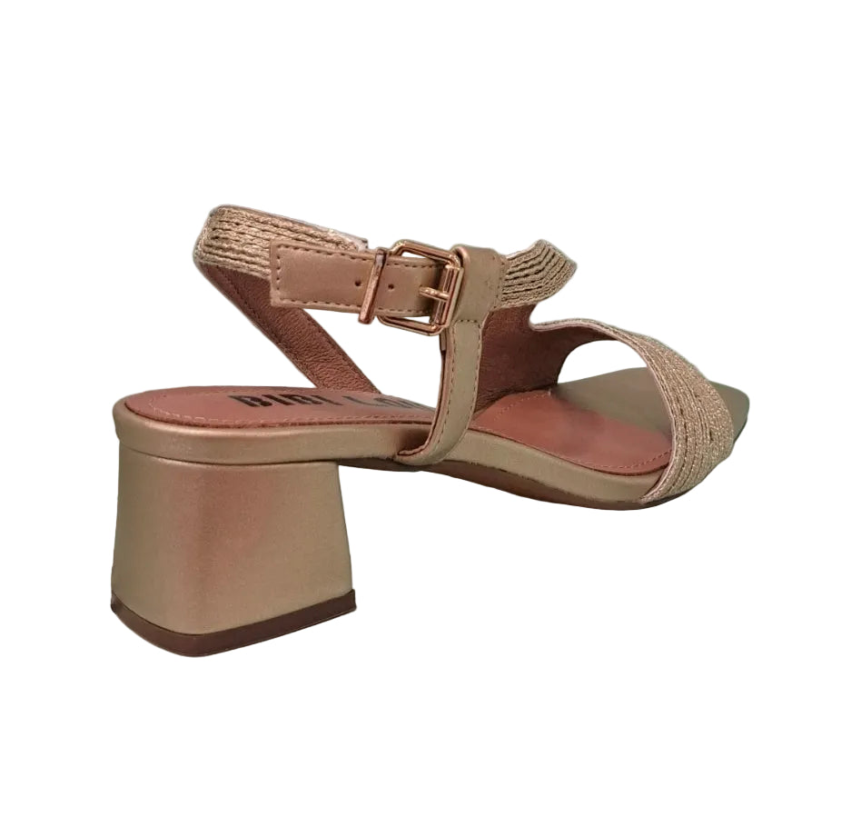 SANDALI LIPE TESSUTO INTRECCIATO BIBI LOU GOLD