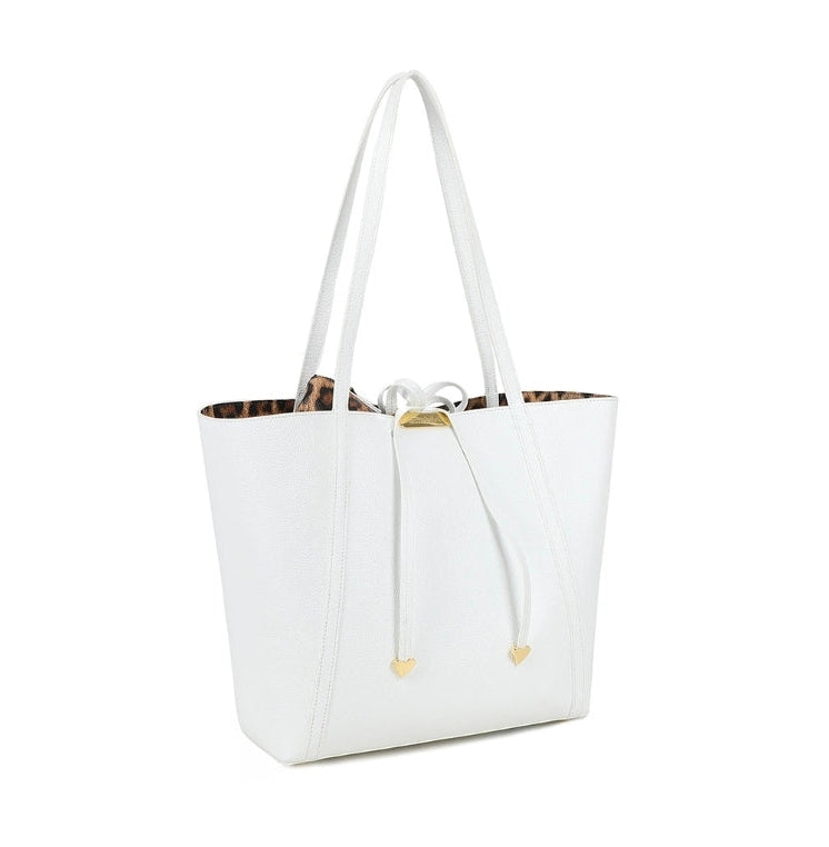 BORSE SHOPPING DOUBLE BRACCIALINI BIANCA GRANDE