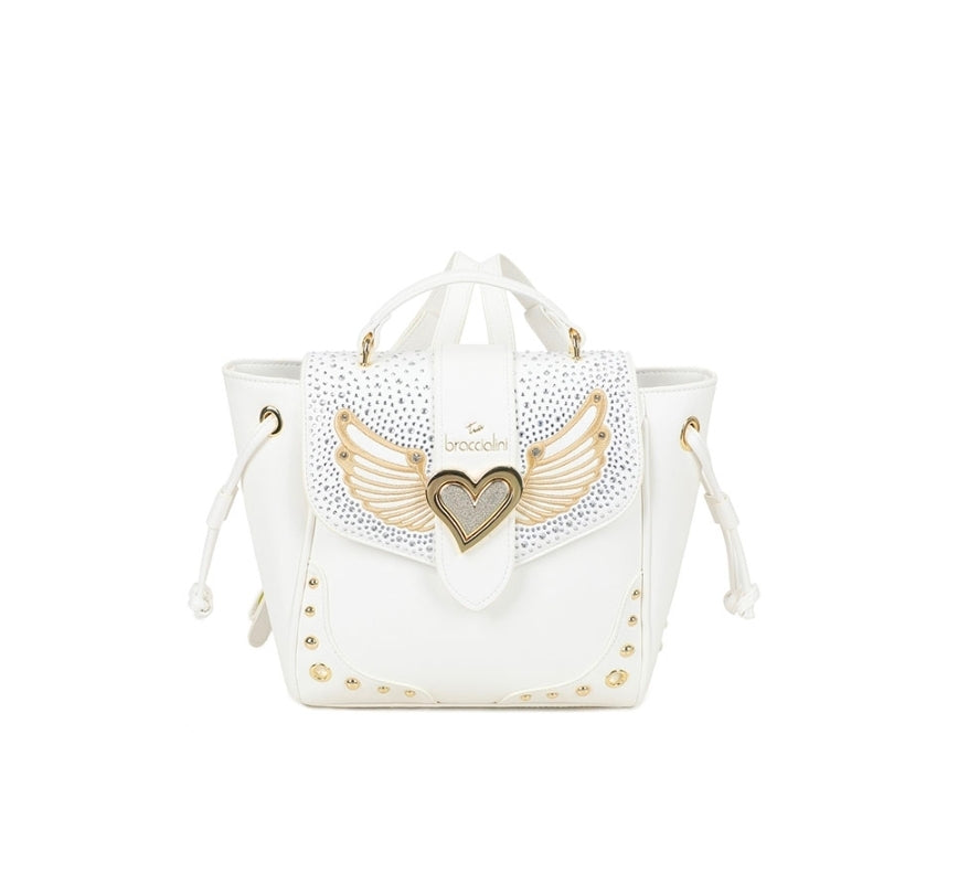 ZAINI BRACCIALINI ROCK STRASS BIANCO