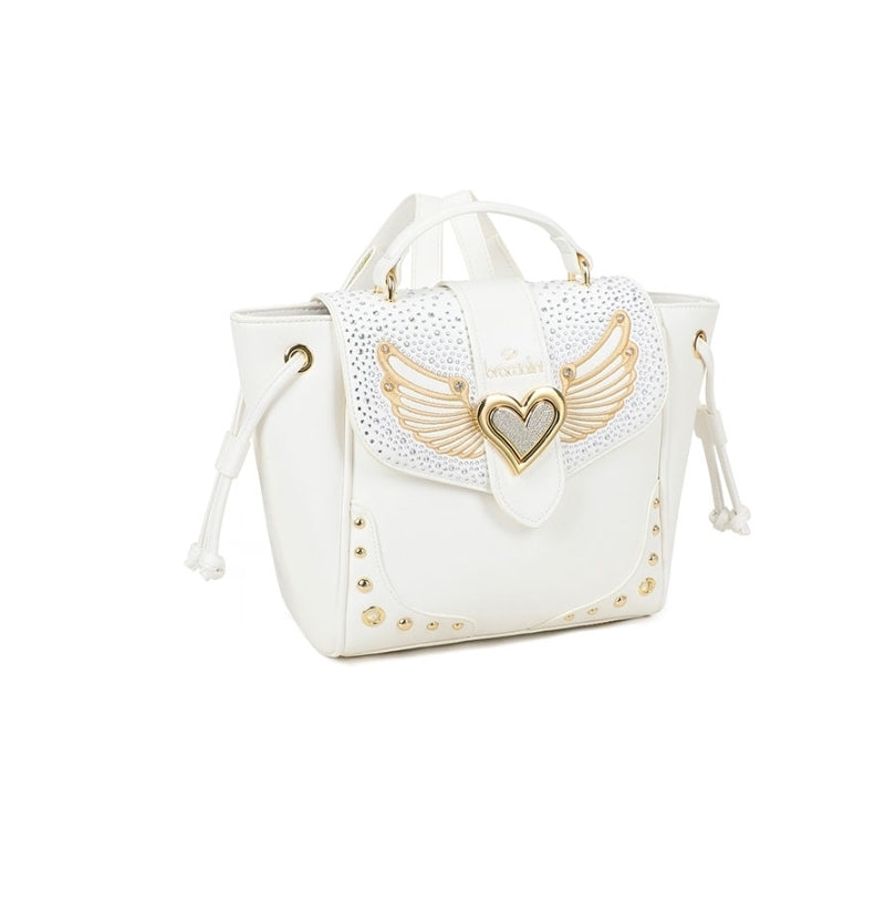 ZAINI BRACCIALINI ROCK STRASS BIANCO