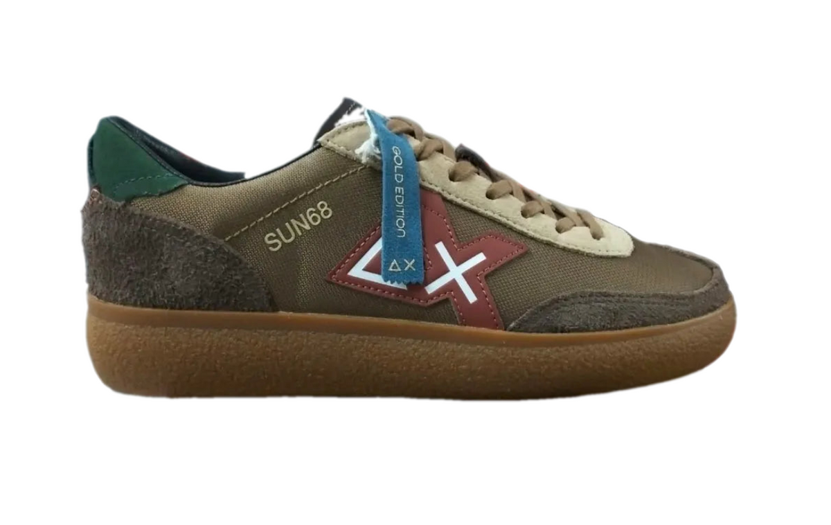 SNEAKERS LUIS NYLON SUN68 GOLD EDITION VOLPE