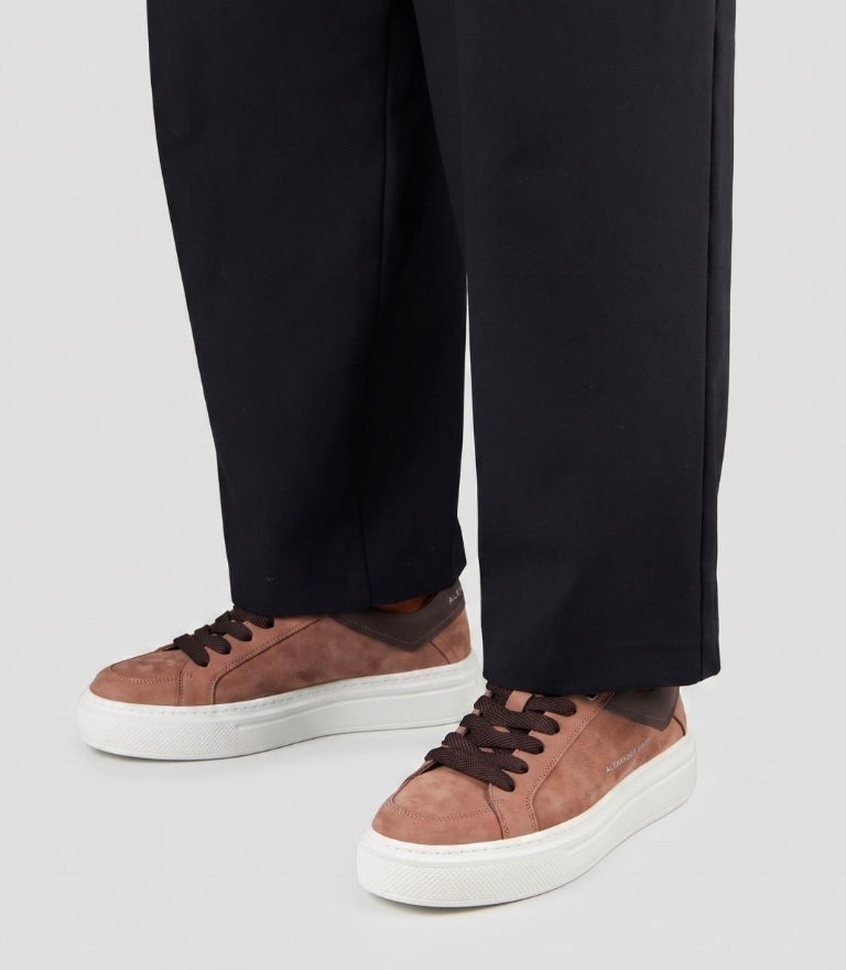 SNEAKERS REGENT MAN NABUK ALEXANDER SMITH BROWN
