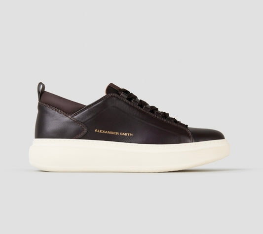 SNEAKERS WEMBLEY HIGH FREQUENCY ALEXANDER SMITH DARK BROWN