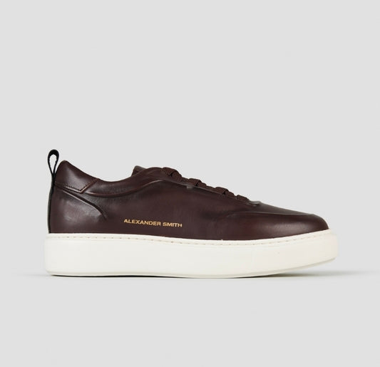 SNEAKERS YORK MAN PELLE SPAZZOLATA ALEXANDER SMITH BROWN