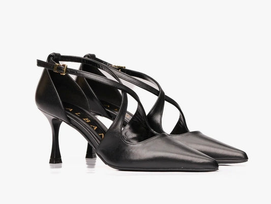 DECOLLETE' ALBANO INCROCIO NERO