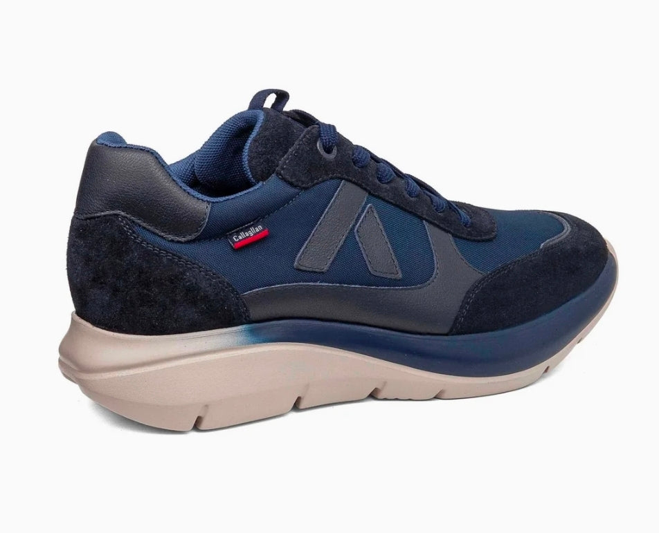 SNEAKERS ALGORITMO PELLE E TESSUTO CALLAGHAN BLU