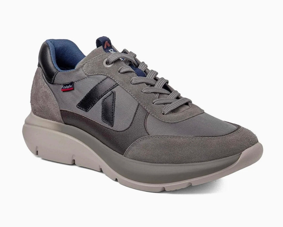 SNEAKERS ALGORITMO PELLE E TESSUTO CALLAGHAN GRIGIO