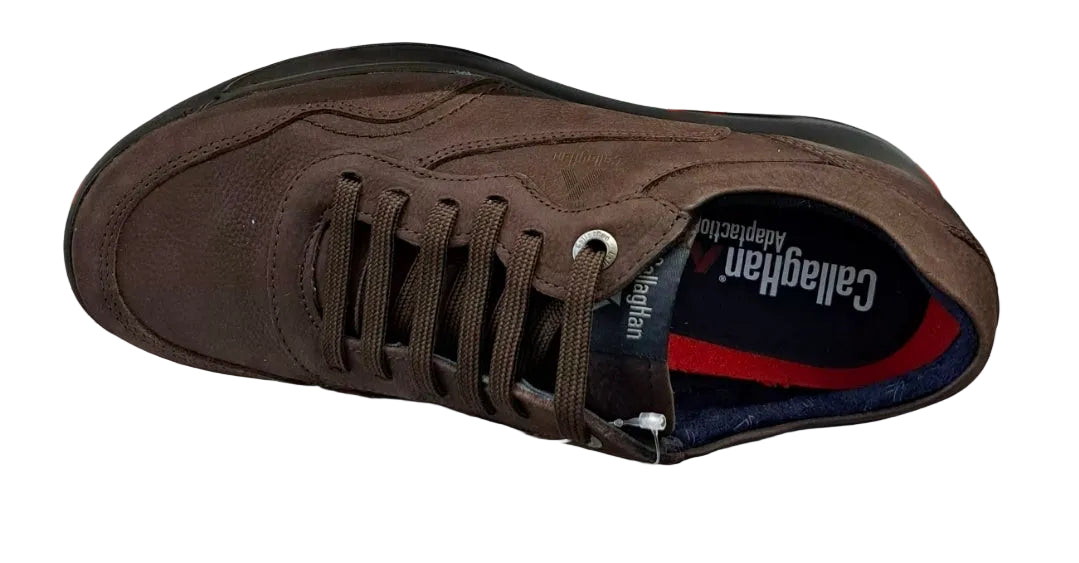 SNEAKERS ALGORITMO CASUAL PELLE CALLAGHAN MARRONE
