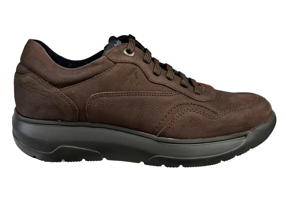 SNEAKERS ALGORITMO CASUAL PELLE CALLAGHAN MARRONE