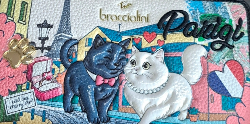 PORTAFOGLI CARTOLINE BRACCIALINI PARIGI
