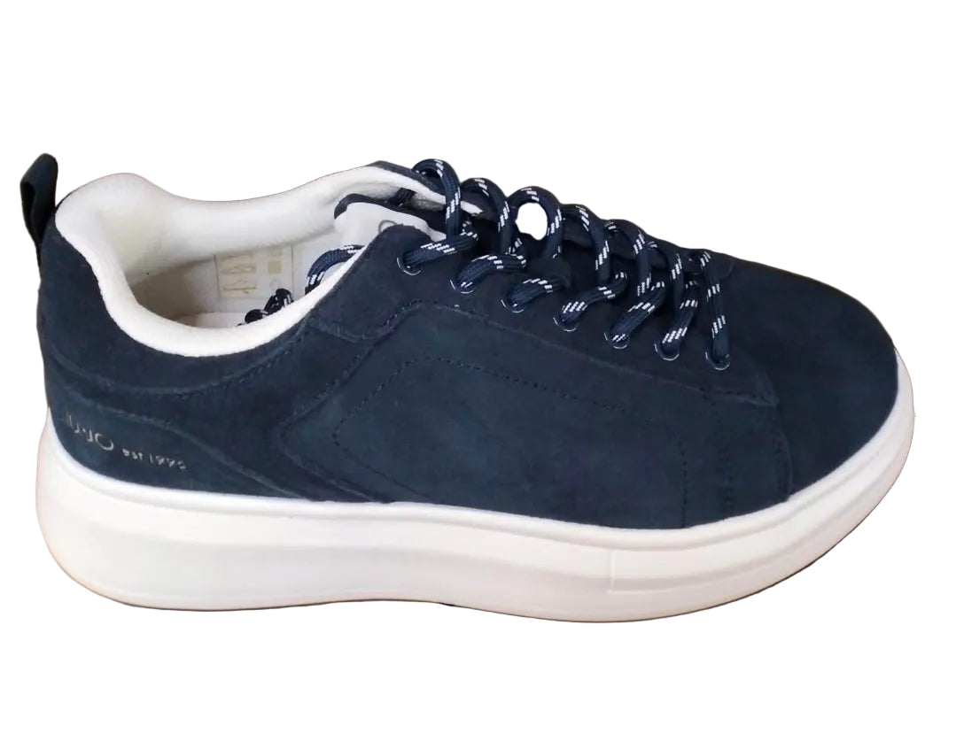 SNEAKERS PELLE SCAMOSCIATA LIU JO BLU