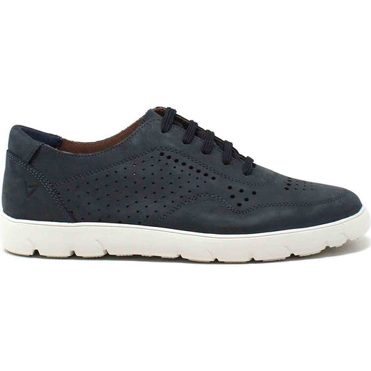 SNEAKERS PELLE NABUK BLU