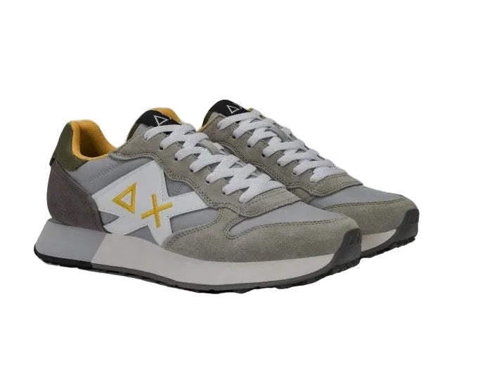 SNEAKERS SUN68 UOMO JAKI SOLID GRIGIO CHIARO