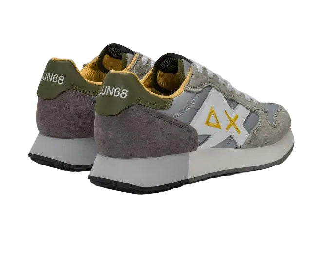 SNEAKERS SUN68 UOMO JAKI SOLID GRIGIO CHIARO