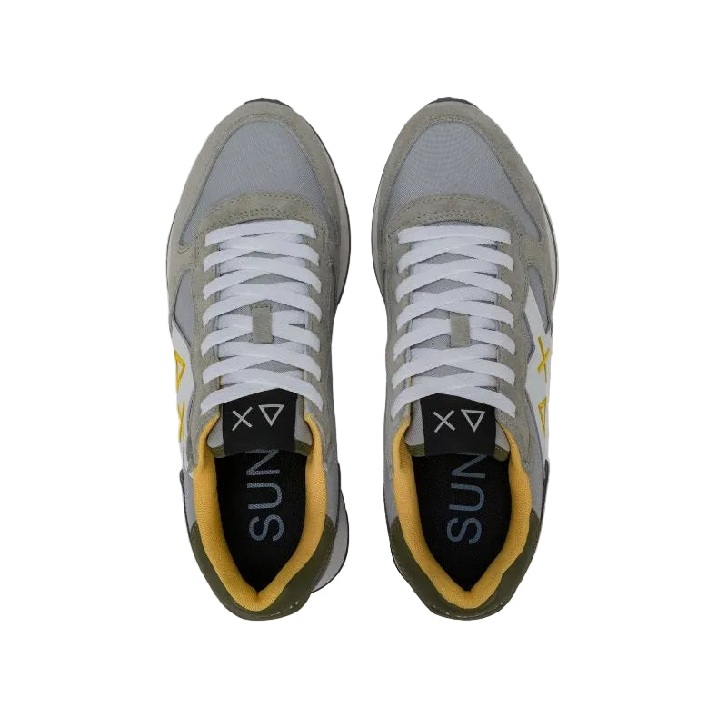 SNEAKERS SUN68 UOMO JAKI SOLID GRIGIO CHIARO