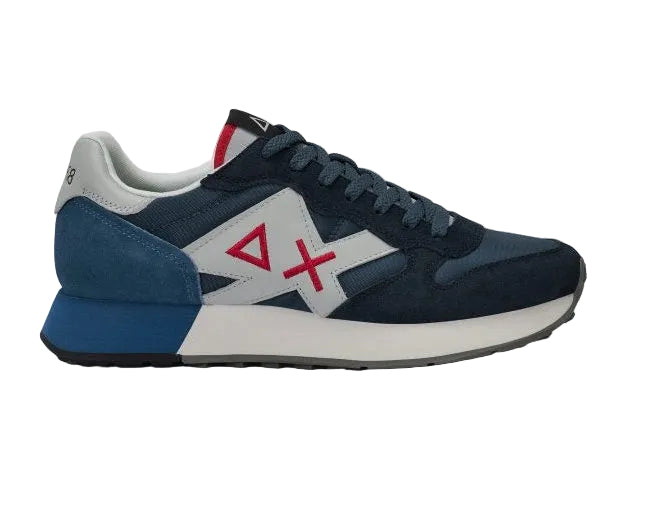 SNEAKERS SUN68 UOMO JAKI SOLID NAVY BLUE