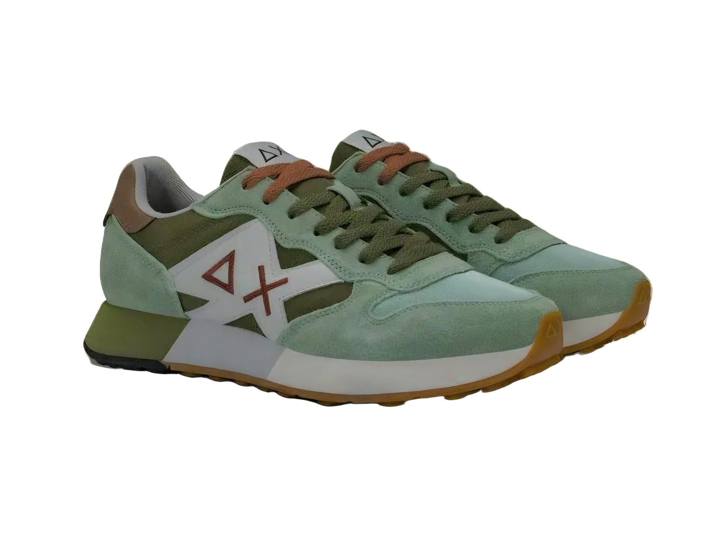 SNEAKERS SUN68 UOMO JAKI BICOLOR VERDE