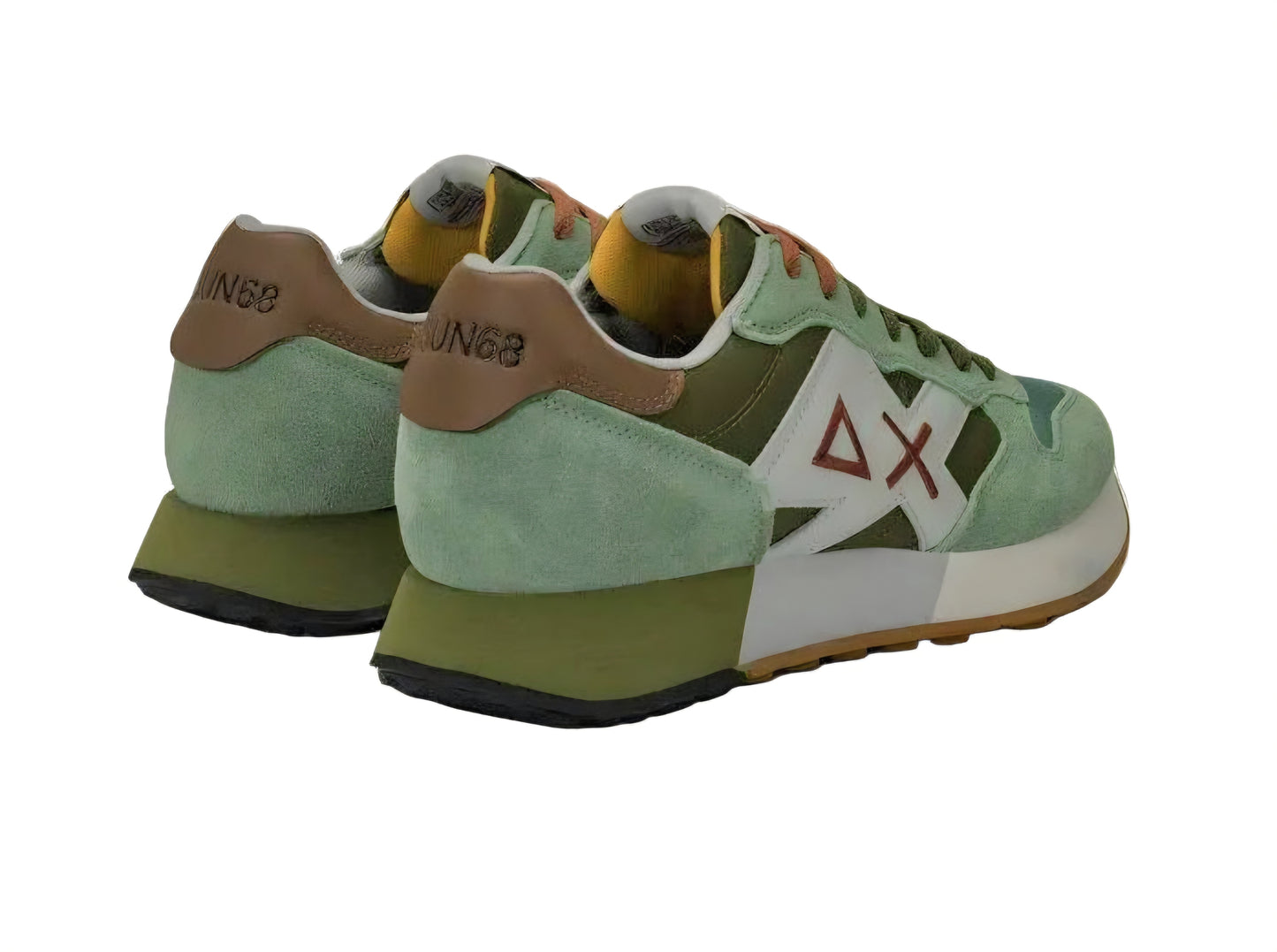 SNEAKERS SUN68 UOMO JAKI BICOLOR VERDE