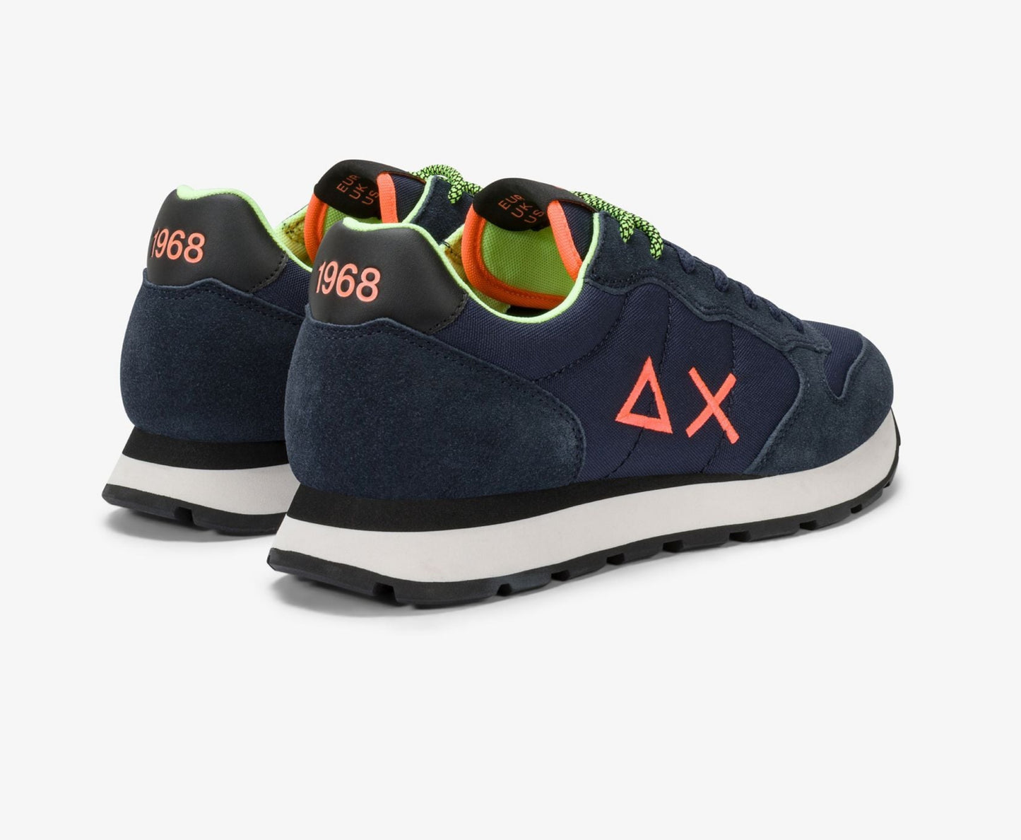 SNEAKERS TOM FLUO SUN68 NAVY BLU