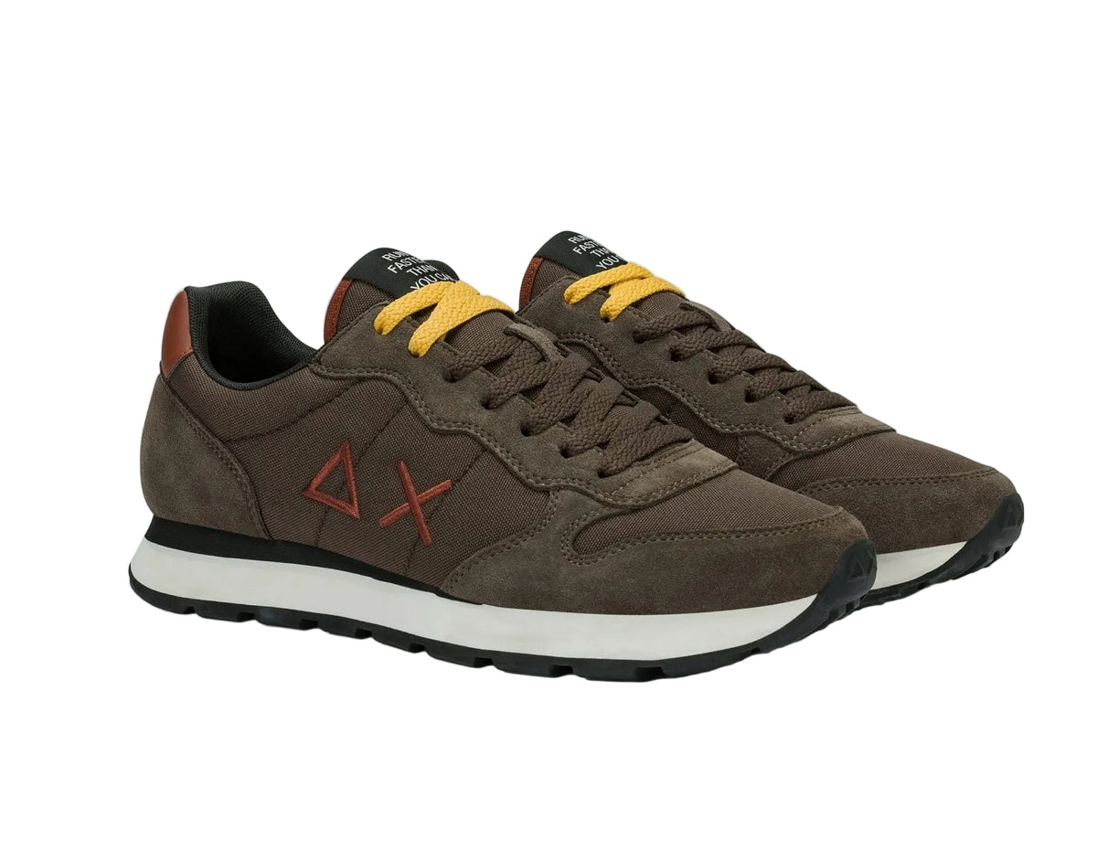 SNEAKERS TOM SOLID SUN68  MARRONE