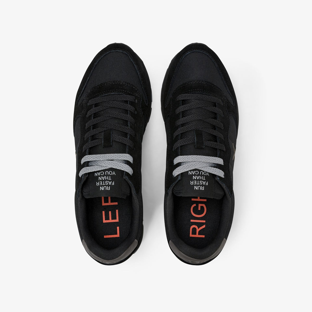 SNEAKERS TOM SOLID SUN68 NERO E GRIGIO SCURO