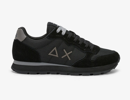 SNEAKERS TOM SOLID SUN68 NERO E GRIGIO SCURO