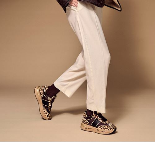 SNEAKERS MELISSA PELLE APEPAZZA MARRONE ANIMALIER