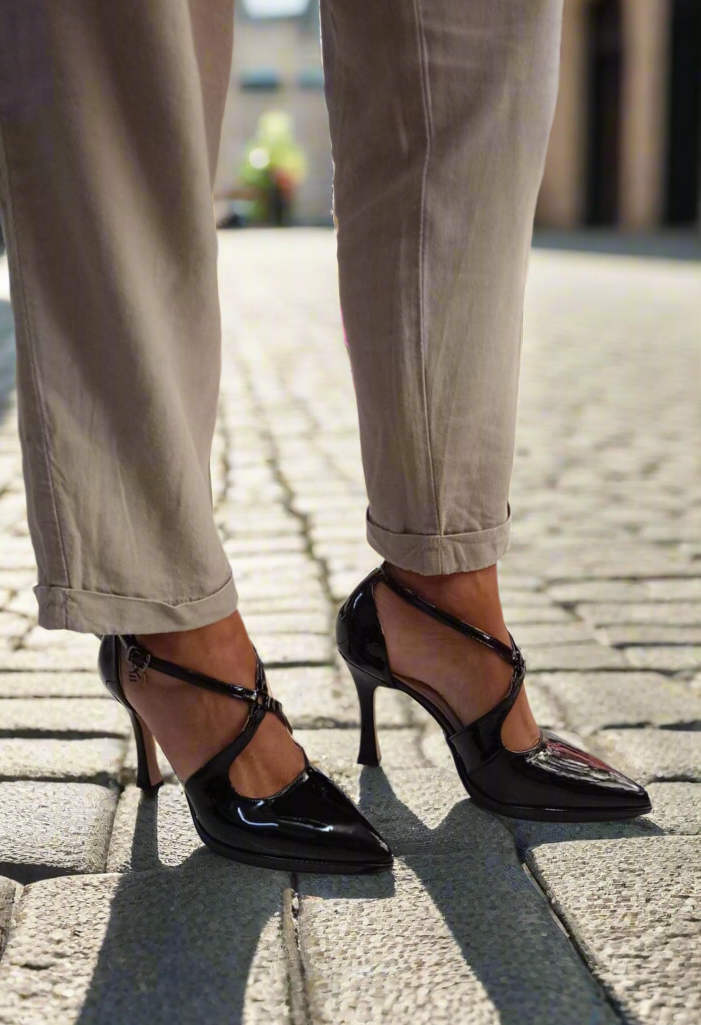 DECOLLETE' MIABELLE NERA LUCIDA