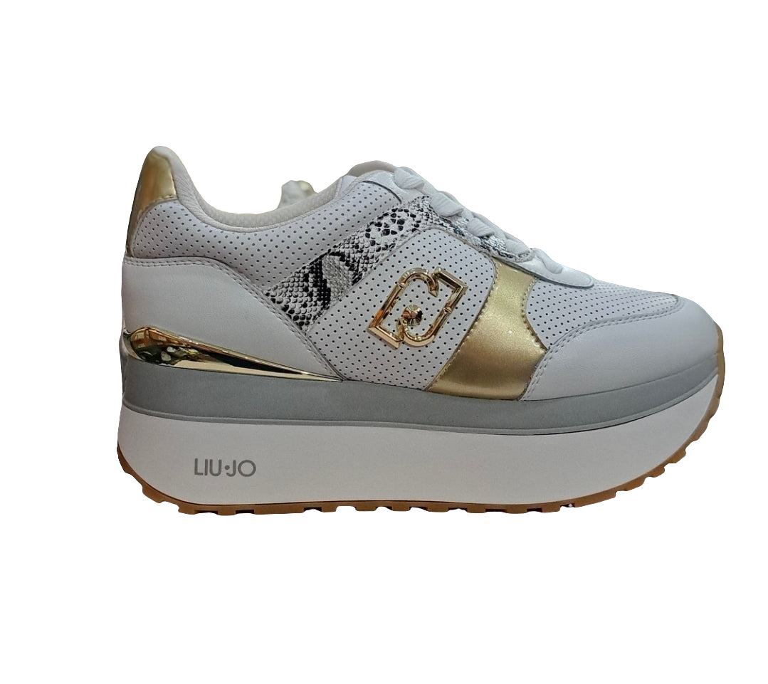 SNEAKERS PELLE DETTAGLI PITON LIU JO BIANCA