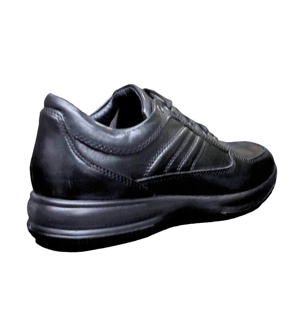 SNEAKERS FLESSIBILI IMAC PELLE NERA