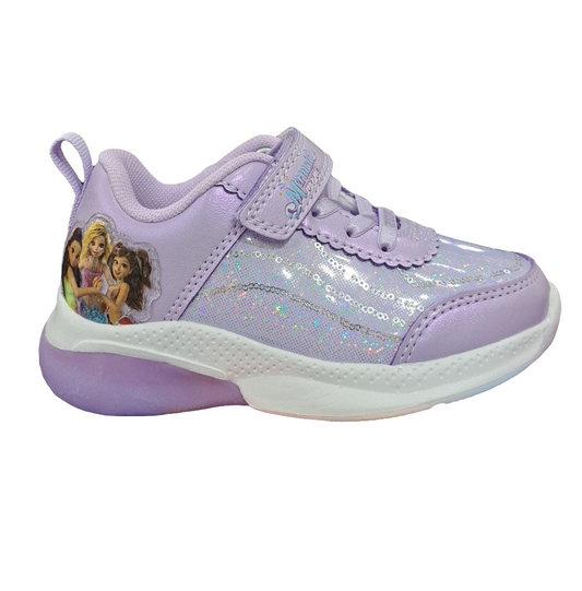 SNEAKERS SIRENETTE PRIMIGI LILLA GLITTER