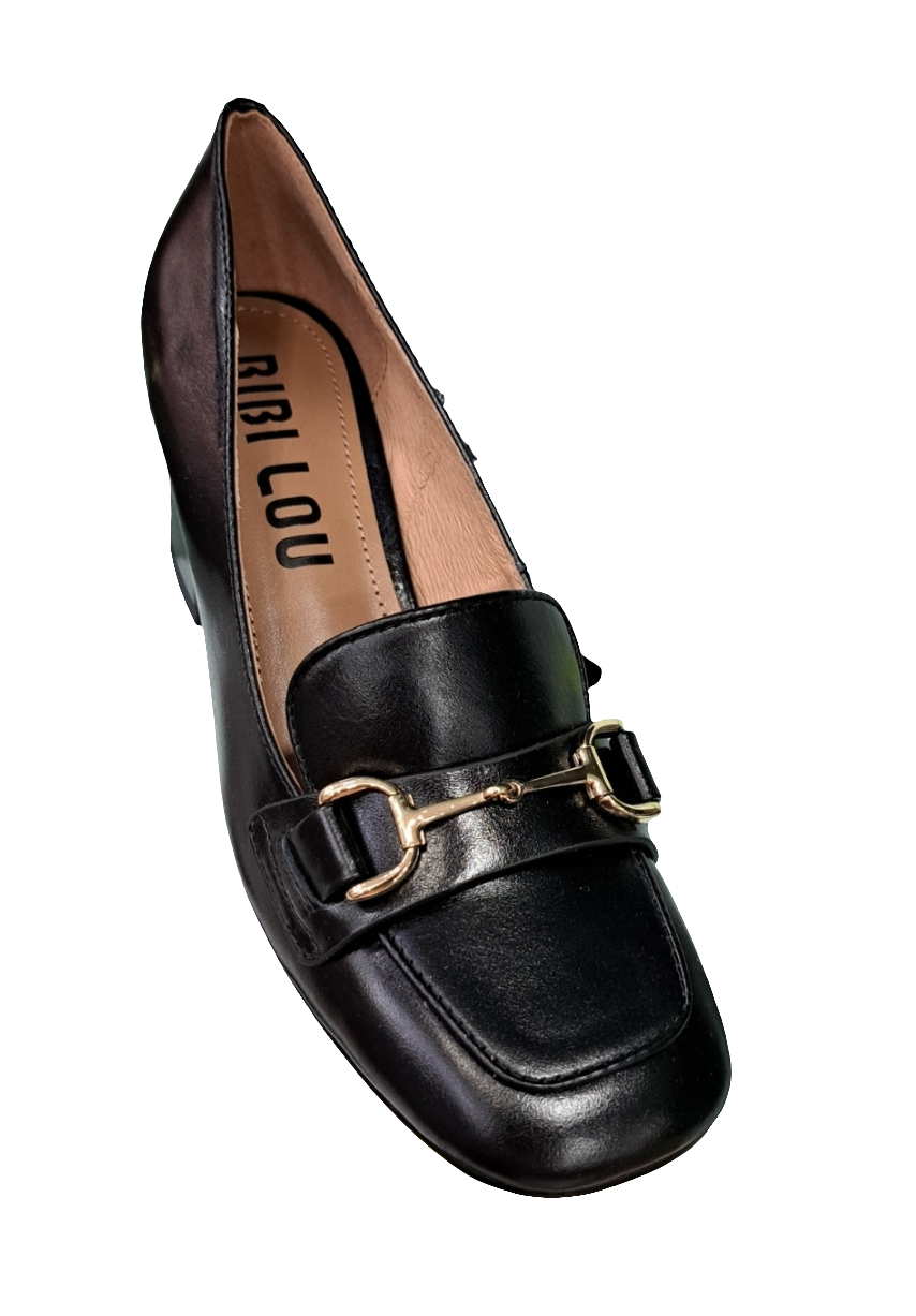 MOCASSINI ASHE POMPE BIBI LOU PELLE NERO