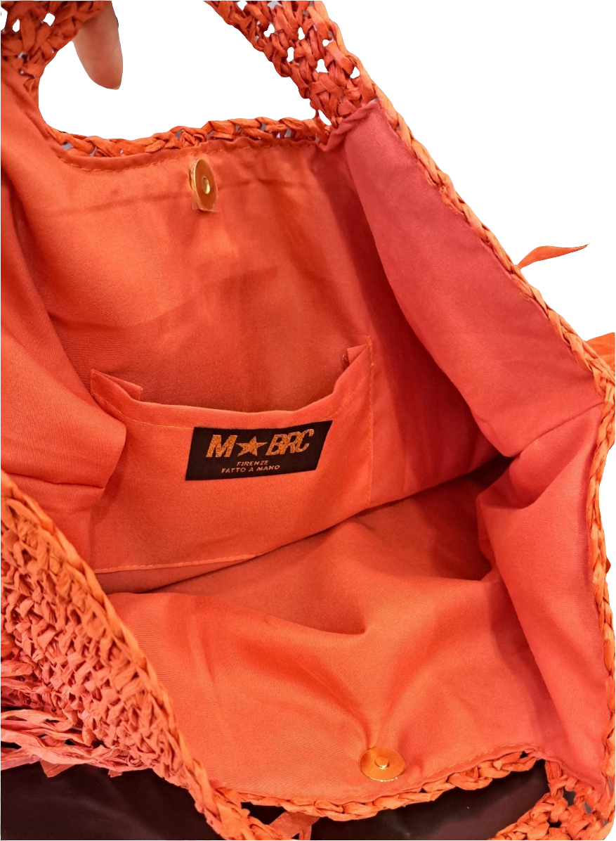 BORSE A MANO INTRECCIO SOLEADO M*BRC BY MASSIMO BRACCIALINI GIALLA