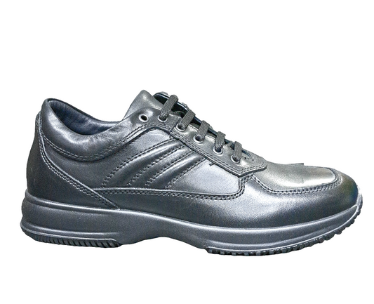 SNEAKERS FLESSIBILI IMAC PELLE NERA