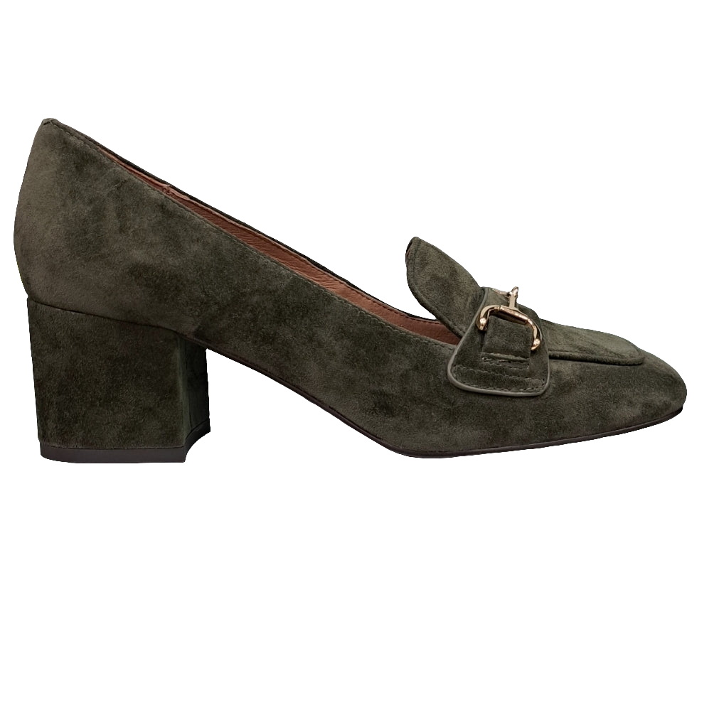 MOCASSINI ASHE POMPE BIBI LOU SCAMOSCIATA VERDE