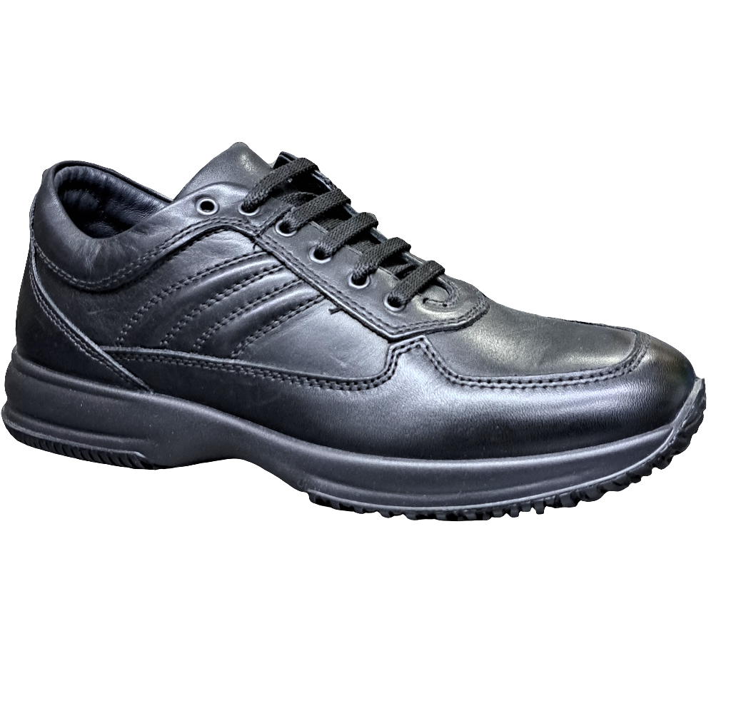 SNEAKERS FLESSIBILI IMAC PELLE NERA