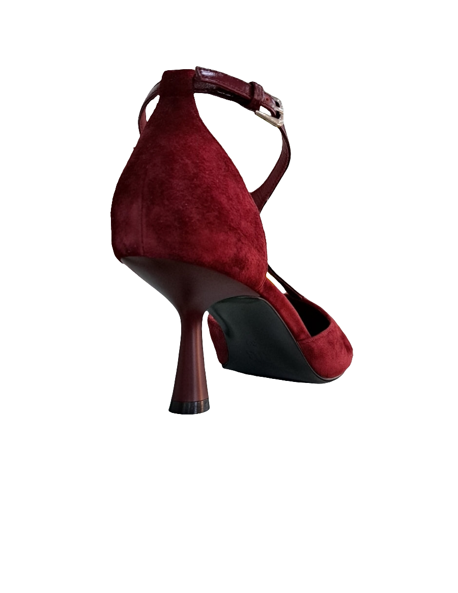 DECOLLETE' PELLE SCAMOSCIATA BIBI LOU