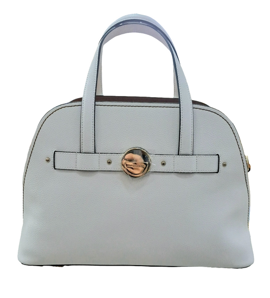 BORSE A MANO MAYA PELLE BIANCA CROMIA