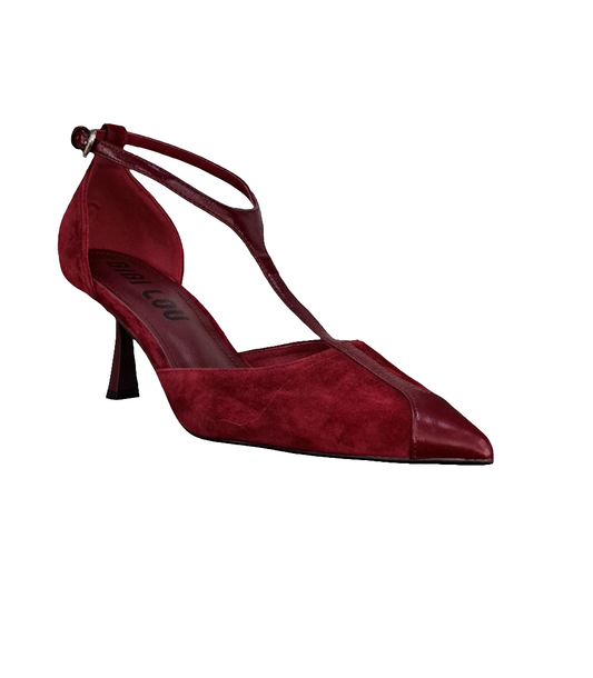 DECOLLETE' PELLE SCAMOSCIATA BIBI LOU