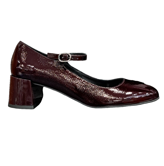 DECOLLETE' VERNICE PELLE NEROGIARDINI BORDEAUX