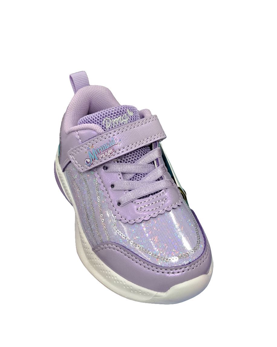 SNEAKERS SIRENETTE PRIMIGI LILLA GLITTER