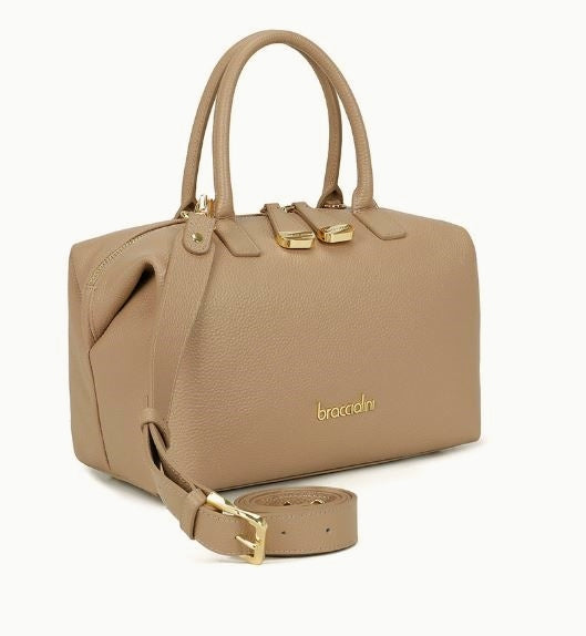 BAULETTI SARA PELLE BRACCIALINI BEIGE