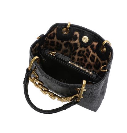 BORSE A MANO BETH JEWELS BRACCIALINI NERA CATENA GOLD PICCOLA