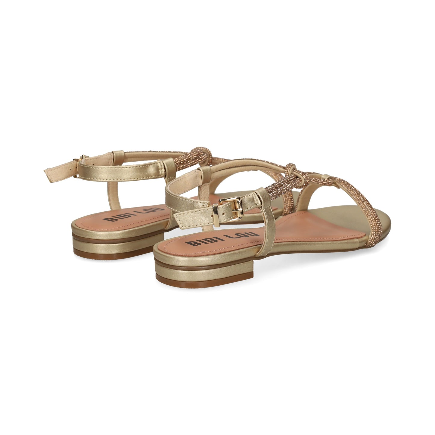 SANDALI FLAT BIBI LOU MYNA GOLD