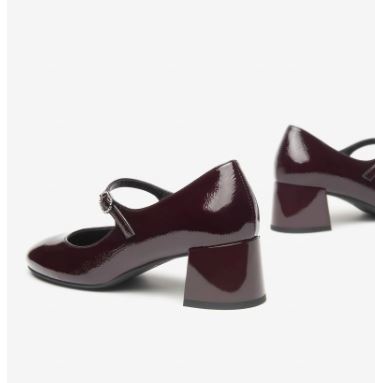 DECOLLETE' VERNICE PELLE NEROGIARDINI BORDEAUX