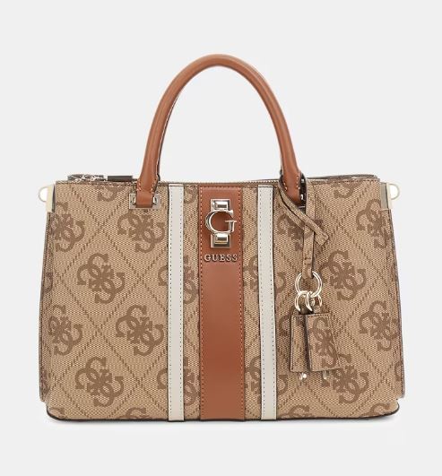 BORSE A MANO ERENIA 4G GUESS MARRONE PICCOLA